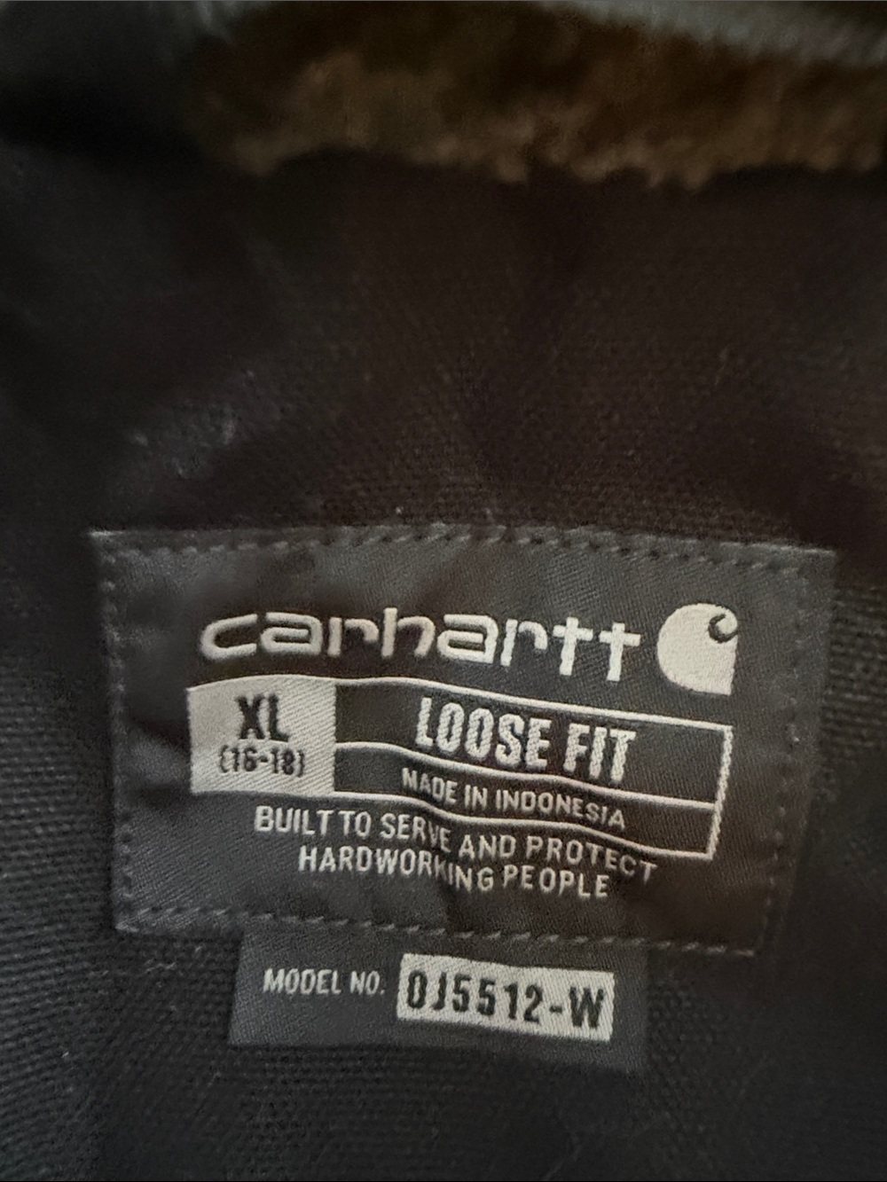 Carhartt Black Hooded Canvas Field Jacket - Picture 4 of 4